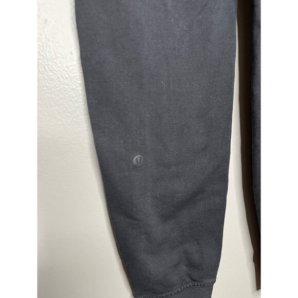 Lululemon High Rise Black Womens Athletic Pima Cotton Joggers Size 2 - Picture 4 of 5